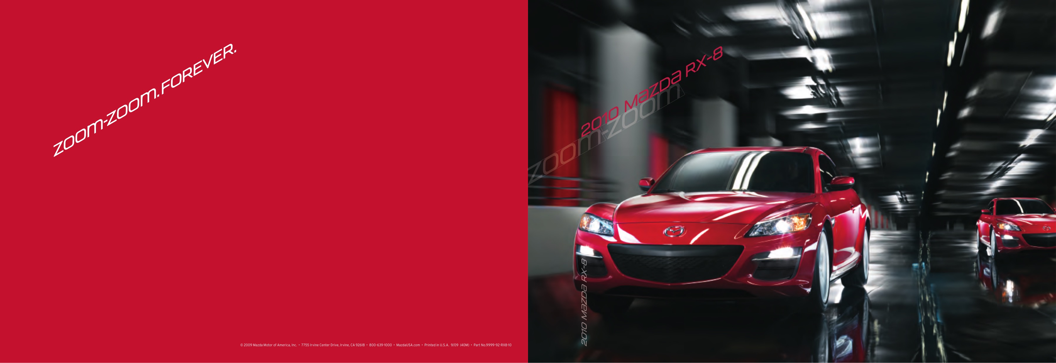 2010 Mazda RX-8 Brochure